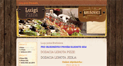 Desktop Screenshot of luigipizza.sk